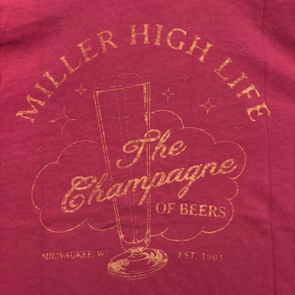 Miller High Life The Champagne of Beers Est 1903 T-Shirt Size Extra Large - Picture 2 of 4